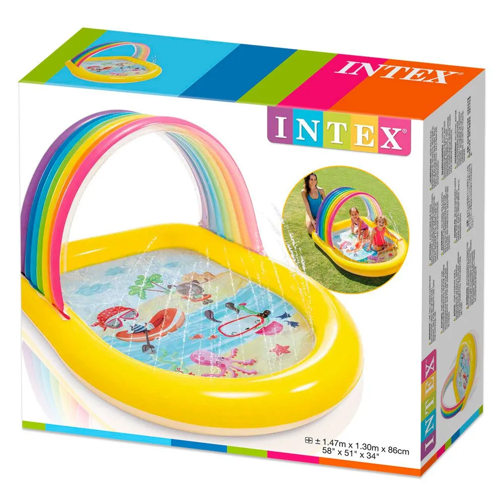 Intex Rainbow Children´s With Canopy And Sprinkler Pool 4 Intex Rainbow Children´s With Canopy And Sprinkler Pool - Image 4