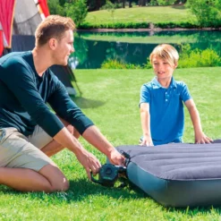 Intex Rechargeable Electric Inflation Pump With Adaptor -Blue Wave intex rechargeable electric inflation pump with adaptor 4