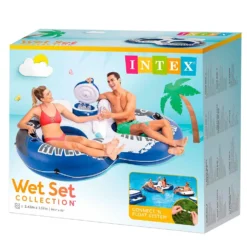 Intex River Run 2 Double Wheel With Cooler 9 Intex River Run 2 Double Wheel With Cooler -Blue Wave intex river run 2 double wheel with cooler 4