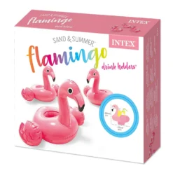 Intex Set Of 3 Flamingo Cup Holders -Blue Wave intex set of 3 flamingo cup holders 3
