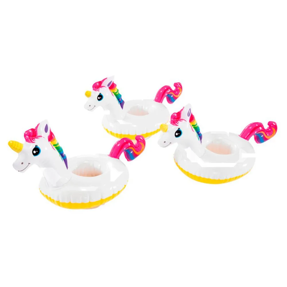 Intex Set Of 3 Unicorn Cup Holders 1 Intex Set Of 3 Unicorn Cup Holders