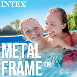 Intex Small Frame Collapsible 220x150x60 Cm Pool -Blue Wave intex small frame collapsible 220x150x60 cm pool 6