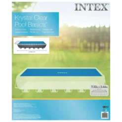 Intex Solar Polyethylene Pool Cover 716x346 Cm -Blue Wave intex solar polyethylene pool cover 716x346 cm 4