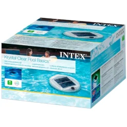 Intex Solar Powered Floating LED Light -Blue Wave intex solar powered floating led light 3