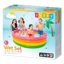 Intex Sunset 4 Rings Pool -Blue Wave intex sunset 4 rings pool 2