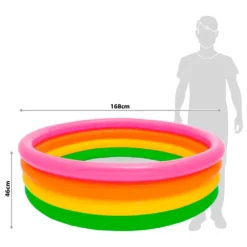 Intex Sunset 4 Rings Pool -Blue Wave intex sunset 4 rings pool 3