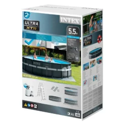 Intex Ultra XTR 549 X 132 Cm Round Steel Frame Above Ground Pool -Blue Wave intex ultra xtr 549 x 132 cm round steel frame above ground pool 5