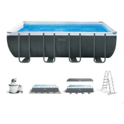 Intex Ultra XTR 549 X 274 X 132 Cm Rectangular Steel Frame Above Ground Pool -Blue Wave intex ultra xtr 549 x 274 x 132 cm rectangular steel frame above ground pool 4