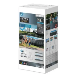 Intex Ultra XTR 549 X 274 X 132 Cm Rectangular Steel Frame Above Ground Pool -Blue Wave intex ultra xtr 549 x 274 x 132 cm rectangular steel frame above ground pool 5