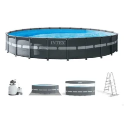 Intex Ultra XTR 732 X 132 Cm Round Steel Frame Above Ground Pool -Blue Wave intex ultra xtr 732 x 132 cm round steel frame above ground pool 4