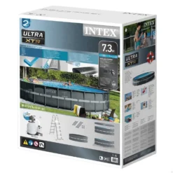 Intex Ultra XTR 732 X 132 Cm Round Steel Frame Above Ground Pool -Blue Wave intex ultra xtr 732 x 132 cm round steel frame above ground pool 5