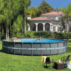 Intex Ultra XTR 732 X 132 Cm Round Steel Frame Above Ground Pool -Blue Wave intex ultra xtr 732 x 132 cm round steel frame above ground pool 6
