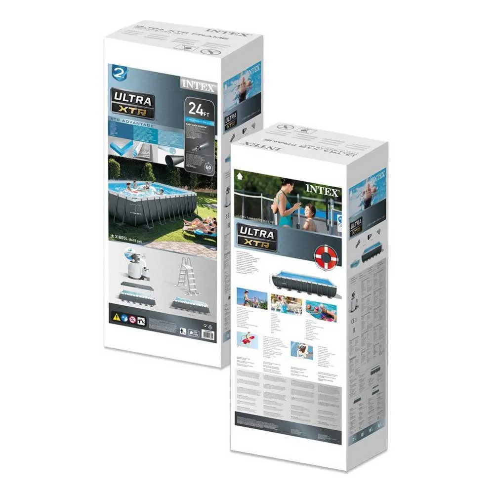 Intex Ultra XTR 732 X 366 X 132 Cm Rectangular Steel Frame Above Ground Pool 6 Intex Ultra XTR 732 X 366 X 132 Cm Rectangular Steel Frame Above Ground Pool - Image 6