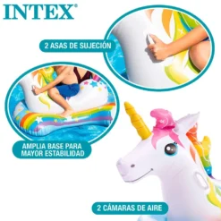 Intex Unicorn 163x86 Cm -Blue Wave intex unicorn 163x86 cm 2