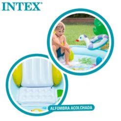 Intex Water Play Centre With Slide And 2 Pools -Blue Wave intex water play centre with slide and 2 pools 3