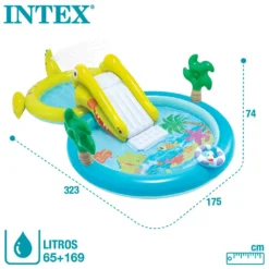 Intex Water Play Centre With Slide And 2 Pools -Blue Wave intex water play centre with slide and 2 pools 5