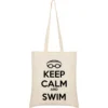 Keep Calm And Swim Tote Bag