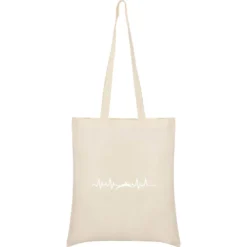 Swimming Heartbeat Tote Bag