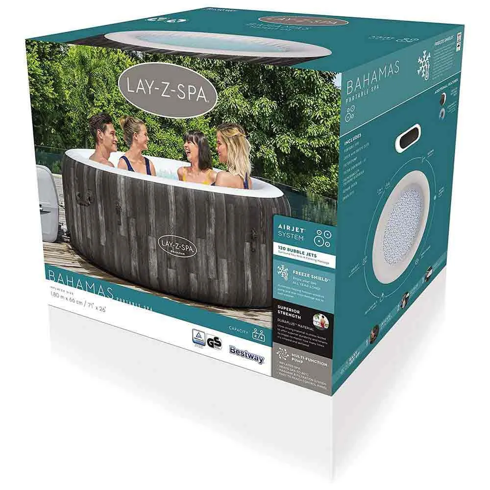 Lay-z Spa Bahamas Airjet 180x66 Cm Inflatable Hot Tub 10 Lay-z Spa Bahamas Airjet 180x66 Cm Inflatable Hot Tub - Image 10