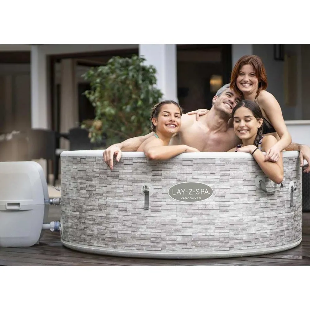 Lay-z Spa Vancouver AirJet Plus 155x60 Cm Inflatable Hot Tub 4 Lay-z Spa Vancouver AirJet Plus 155x60 Cm Inflatable Hot Tub - Image 4