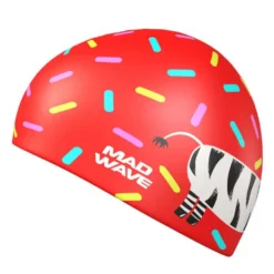 Zebra Junior Swimming Cap 5 Zebra Junior Swimming Cap -Blue Wave madwave zebra junior swimming cap 2