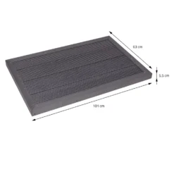 Wpc Solar Shower Floor Element Grey -Blue Wave ml design wpc solar shower floor element grey 5