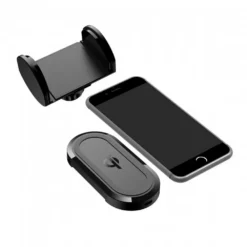 MUVIT Dashboard/Windshield/Air Vent Mobile Car Support With Qi Wireless Charger 5W/7.5W/10W 2A -Blue Wave muvit dashboard windshield air vent mobile car support with qi wireless charger 5w 7.5w 10w 2a 6