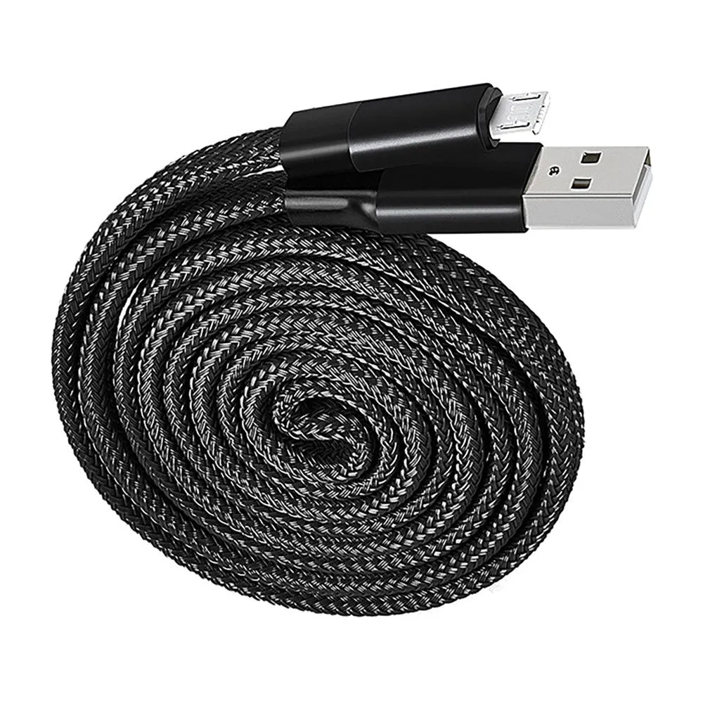 MUVIT Self-winding USB Cable To Micro USB 2.4A 1m 1 MUVIT Self-winding USB Cable To Micro USB 2.4A 1m