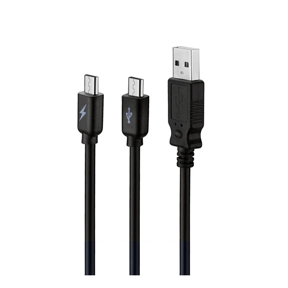 MUVIT USB Cable To Double Micro USB 3A 2 M 1 MUVIT USB Cable To Double Micro USB 3A 2 M