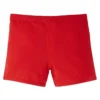 Poly Solid Square Leg Swimming Short