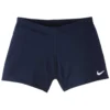 Poly Solid Square Leg Swimming Shorts