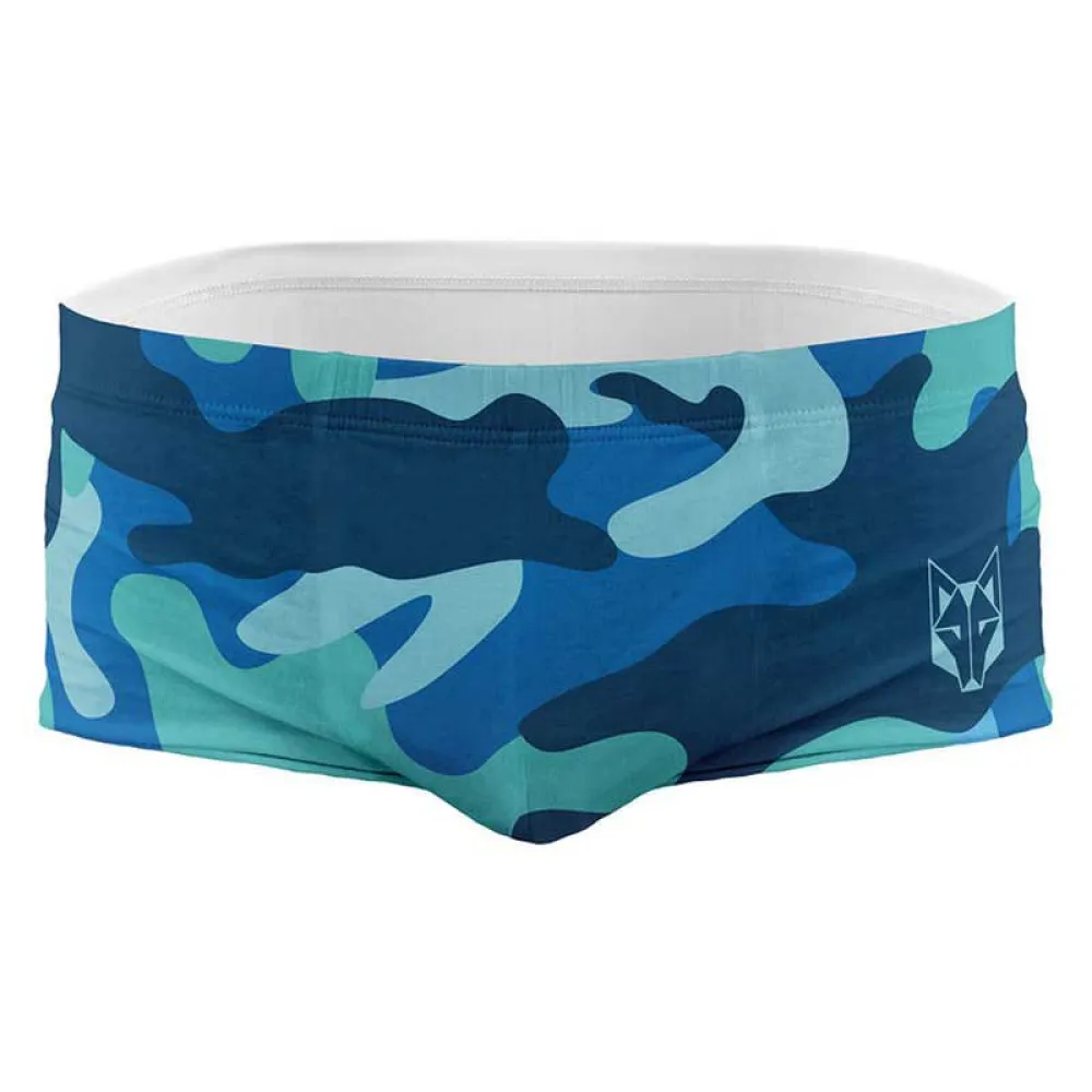 Otso Camo Blue Swimming Shorts 1 Otso Camo Blue Swimming Shorts