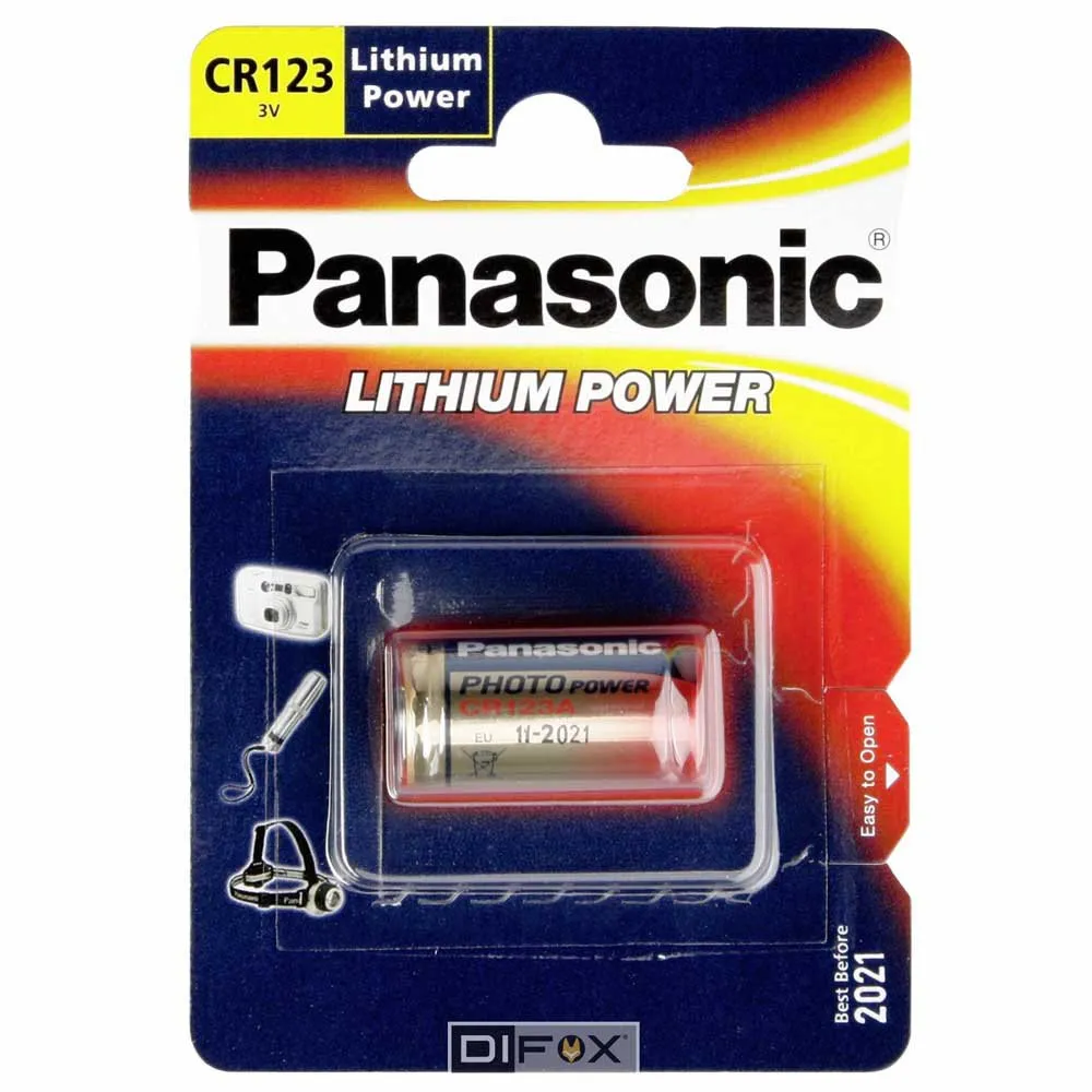 Panasonic Cylindrical Lithium CR12 1 Panasonic Cylindrical Lithium CR12