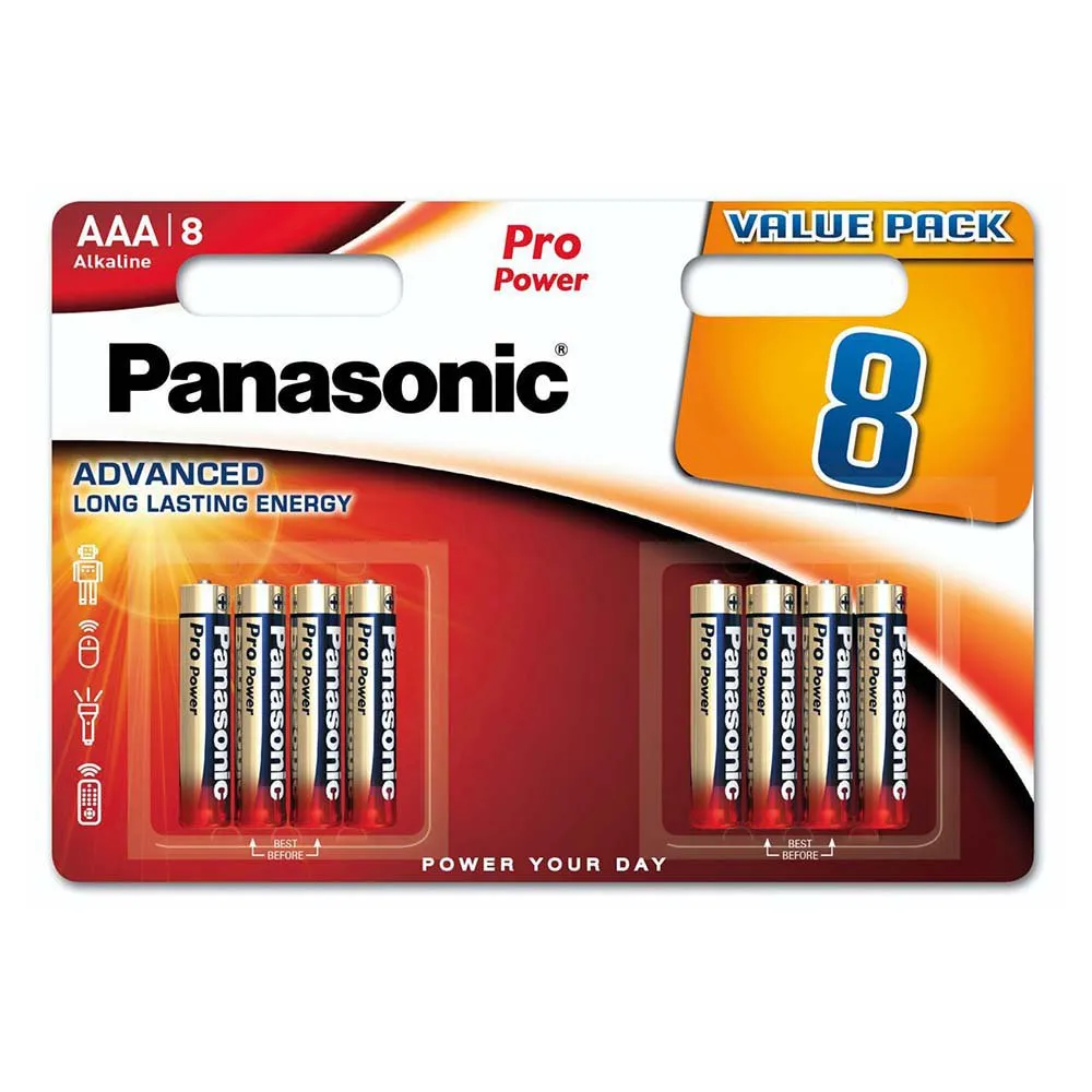 Panasonic Pro Power LR 03 Micro Alkaline Batteries 8 Units 1 Panasonic Pro Power LR 03 Micro Alkaline Batteries 8 Units