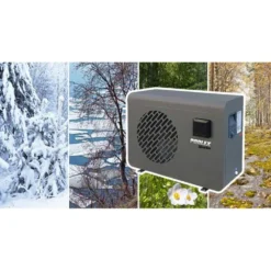 Silverline 150 14.5kW 5-7 M³/h Inverter Heat Pump -Blue Wave poolex silverline 150 14.5kw 5 7 m h inverter heat pump 3