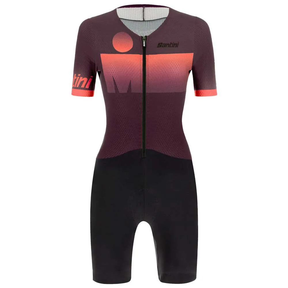 Santini Audax Short Sleeve Trisuit 1 Santini Audax Short Sleeve Trisuit