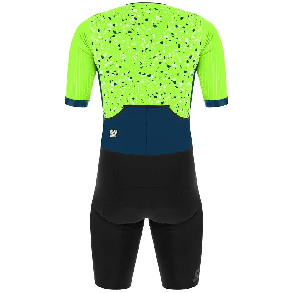 Santini Viper Pietra Short Sleeve Trisuit 2 Santini Viper Pietra Short Sleeve Trisuit - Image 2