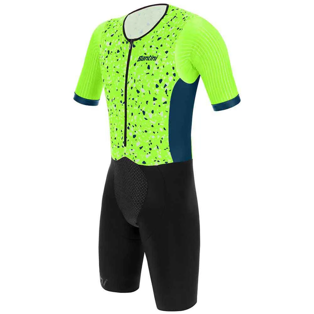 Santini Viper Pietra Short Sleeve Trisuit 3 Santini Viper Pietra Short Sleeve Trisuit - Image 3