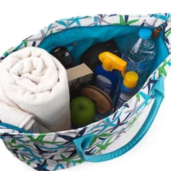 Nassau Beach Bag -Blue Wave skpat nassau beach bag 2