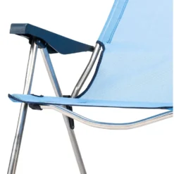 5 Position Folding Armchair 114x67x63cm -Blue Wave solenny 5 position folding armchair 114x67x63cm 5