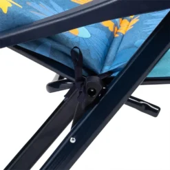 6 Position Folding Armchair 114x76x62cm -Blue Wave solenny 6 position folding armchair 114x76x62cm 8