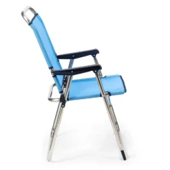 Fixed Folding Chair Aluminium 90x58x58cm -Blue Wave solenny fixed folding chair aluminium 90x58x58cm 2
