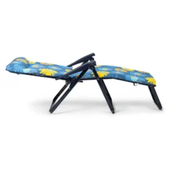 Super Folding Sunbed 6-Position 114x132x62cm -Blue Wave solenny super folding sunbed 6 position 114x132x62cm 3