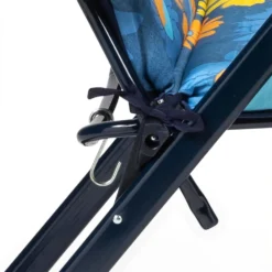 Super Folding Sunbed 6-Position 114x132x62cm -Blue Wave solenny super folding sunbed 6 position 114x132x62cm 9