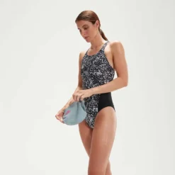 Speedo Allover Digital Recordbreaker Swimsuit -Blue Wave speedo allover digital recordbreaker swimsuit 3