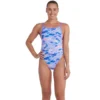 Speedo Allover Digital Vback Swimsuit