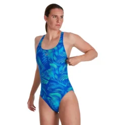 Speedo Allover Powerback Swimsuit