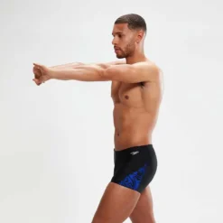 Speedo Allover V-Cut Boxer -Blue Wave speedo allover v cut boxer 3