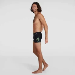 Speedo Allover V-Cut Swim Boxers -Blue Wave speedo allover v cut swim boxers 2