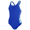 Speedo Boom Logo Splice Muscleback Swimsuit